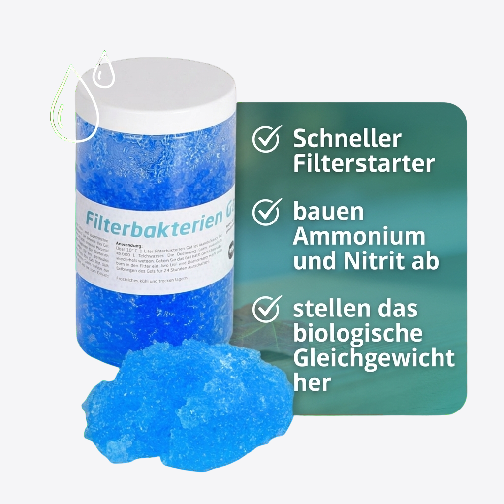 Filterbakterien Gel 1000ml für Japan- und Filtermatten