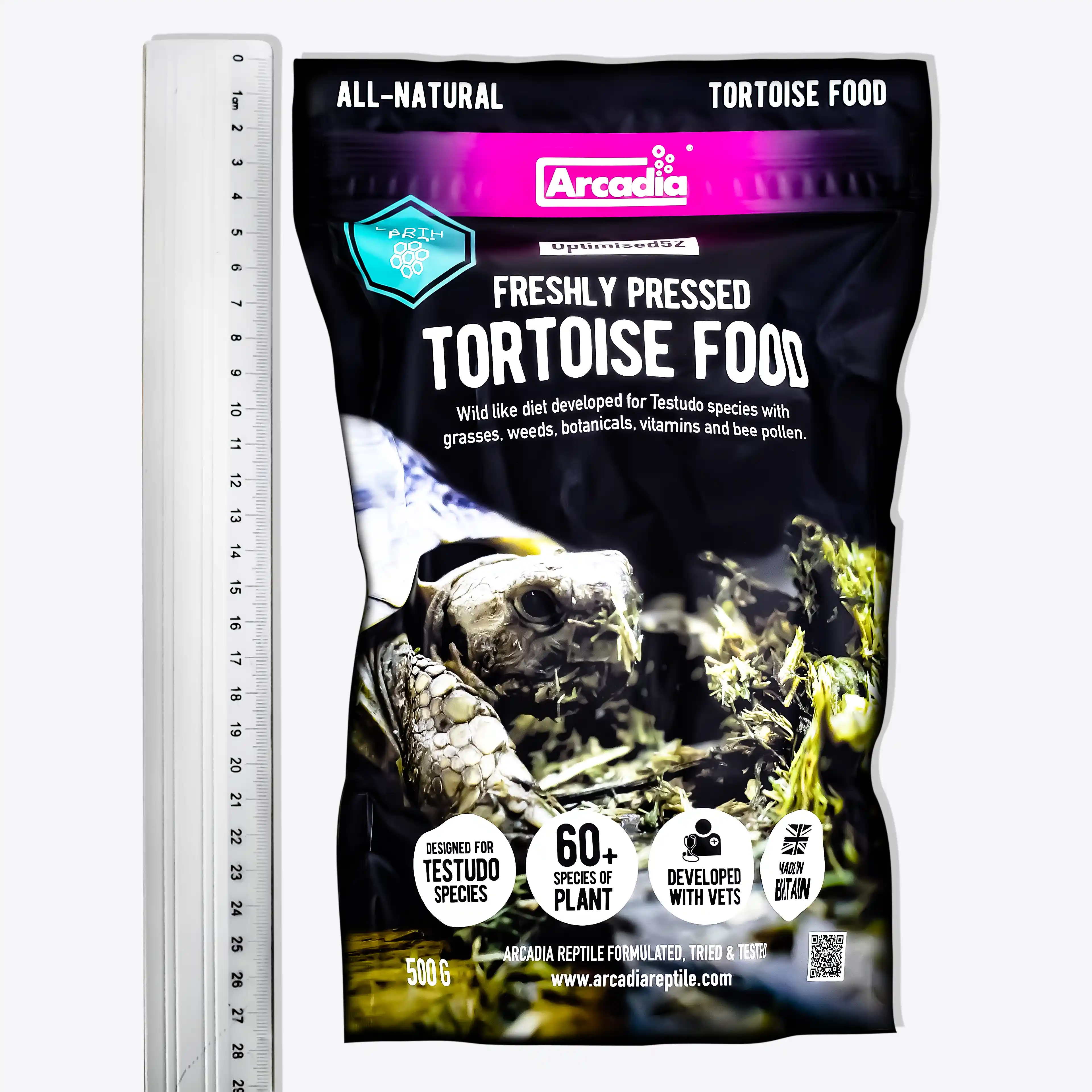 Arcadia EarthPro Optimised52 Tortoise Food Freshly Pressed – Frisch gepresstes Landschildkrötenfutter