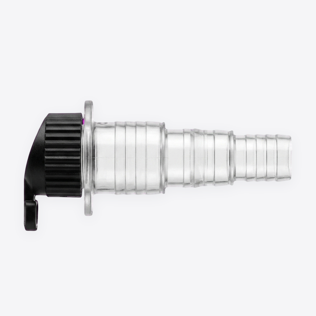 Schlauchtülle transp. 50/40/38/32mm für AF Midi Power/Power UVC Plus und Heizer