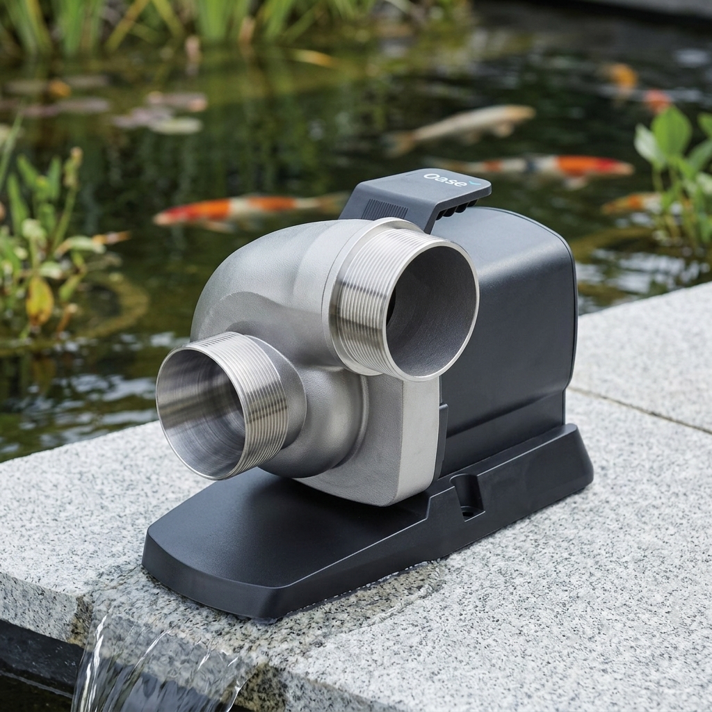 OASE AquaMax Eco Titanium Teichpumpe – 33.000, 51.000 & 81.000 – OASE Control-fähige Schwerkraftfilterpumpe für Koiteiche