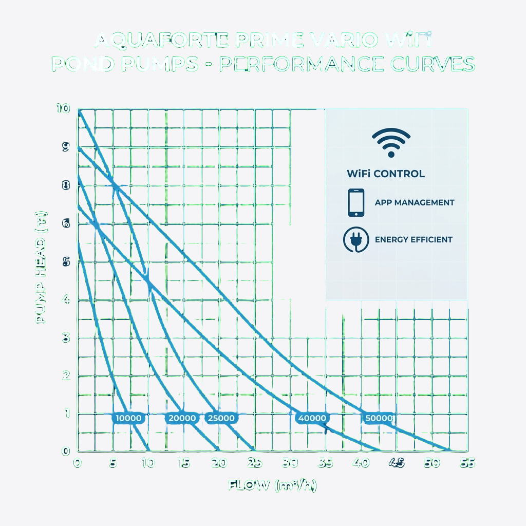 AquaForte Prime Vario WiFi Teichpumpen 40.000 - 50.000