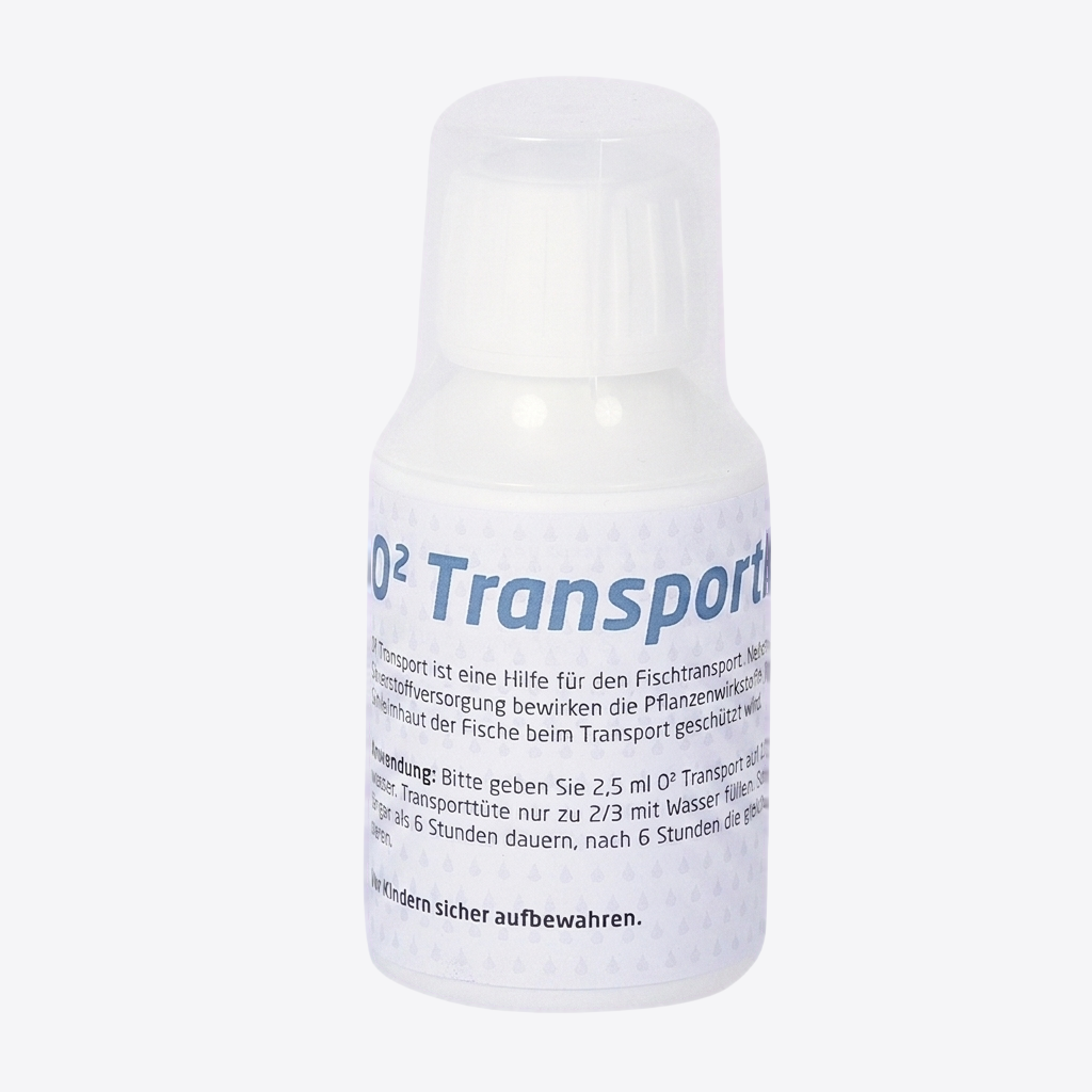 O² Transporthilfe 100 ml (ausreichend für 400 L Wasser)