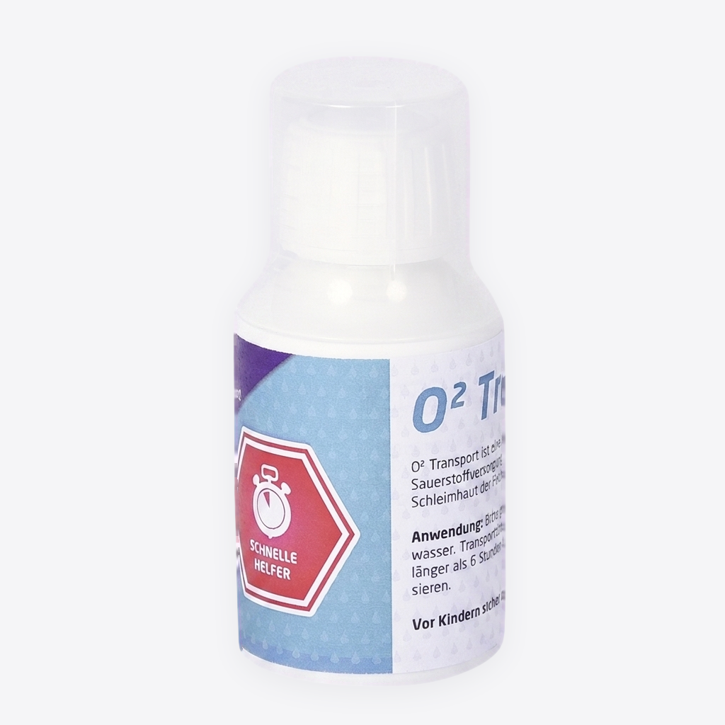 O² Transporthilfe 100 ml (ausreichend für 400 L Wasser)