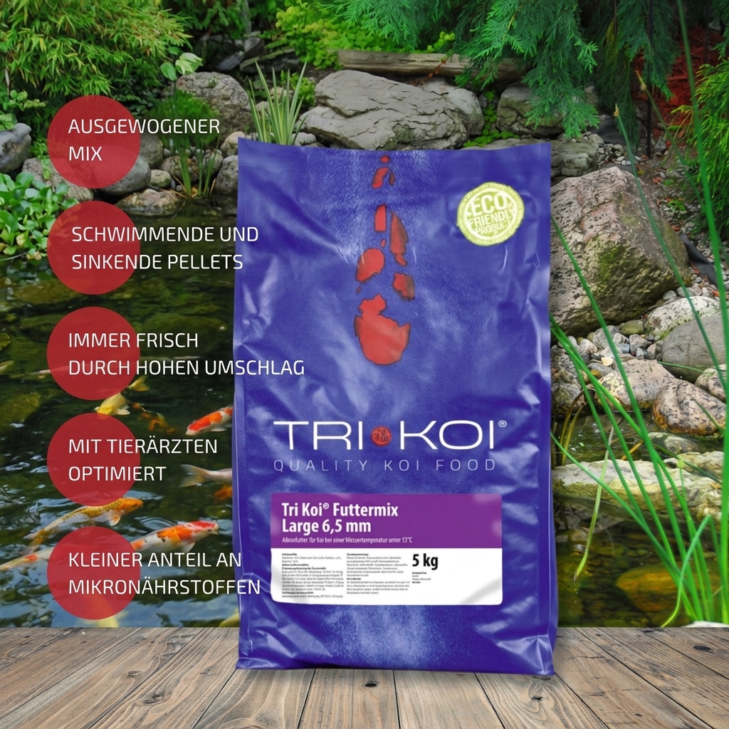Tri Koi® Futter Mix Large unter 15°C