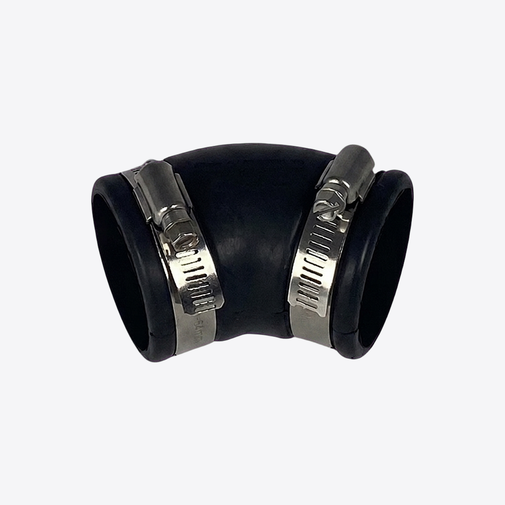 Flexible Bögen 45° inkl. Spannring