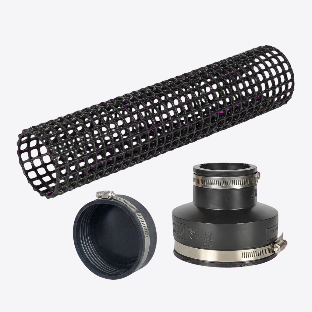 Filtersiebrohr schwarz für schwimmende Filtermedien Ø 110mm