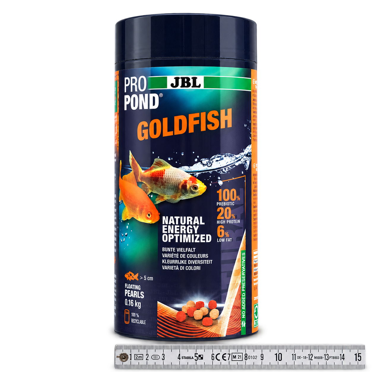 JBL ProPond Goldfish Goldfischfutter 3 mm – schwimmendes Ganzjahresfutter