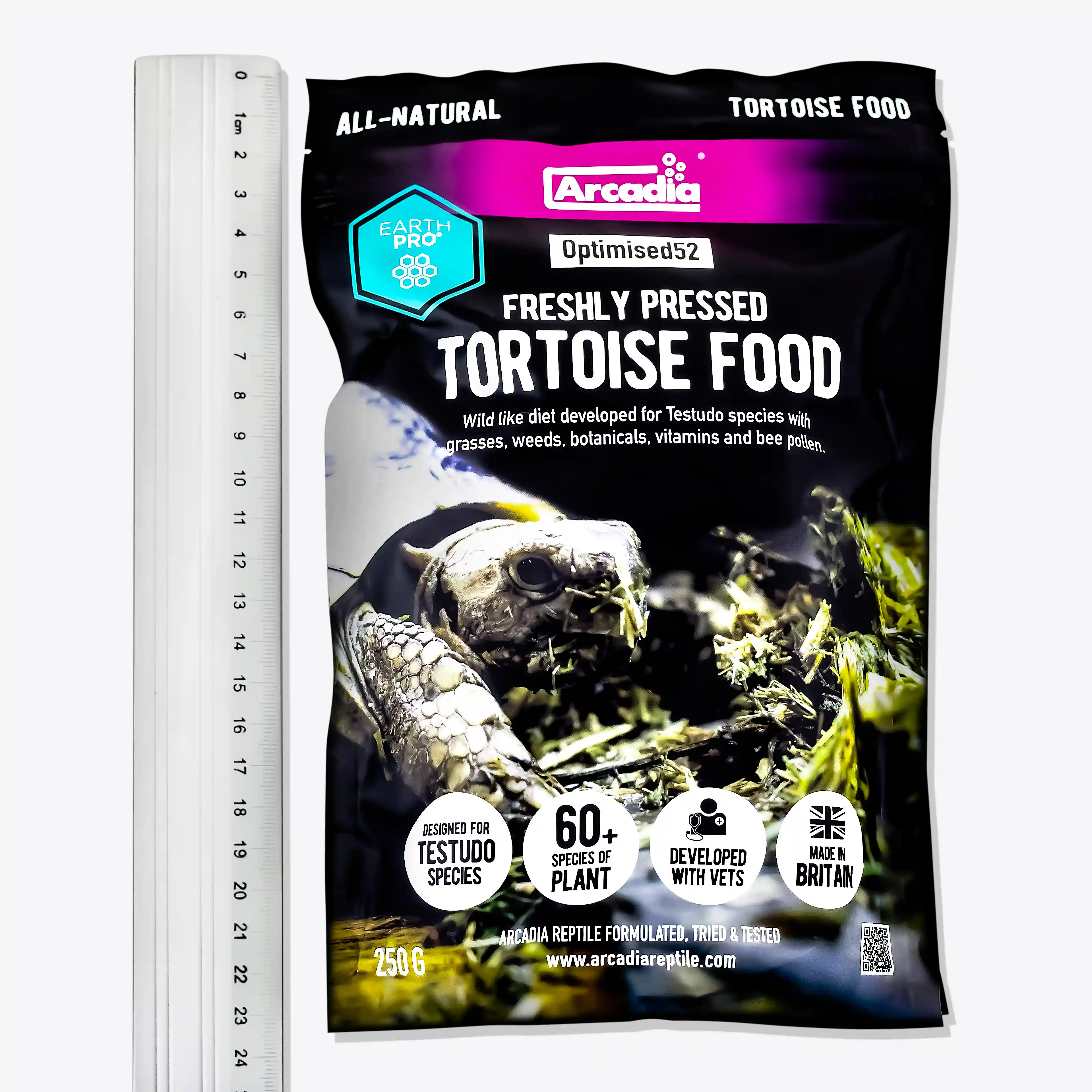 R9100060 Arcadia EarthPro-Optimised52 Tortoise Food 250g Lineal H 6G3A4054