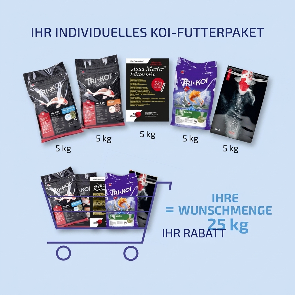 Tri Koi® Futter Mix Medium unter 15°C
