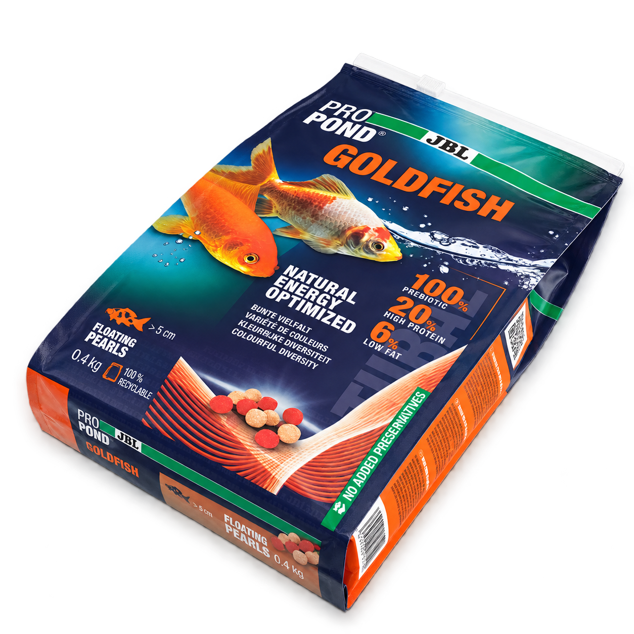 JBL ProPond Goldfish Goldfischfutter 3 mm – schwimmendes Ganzjahresfutter